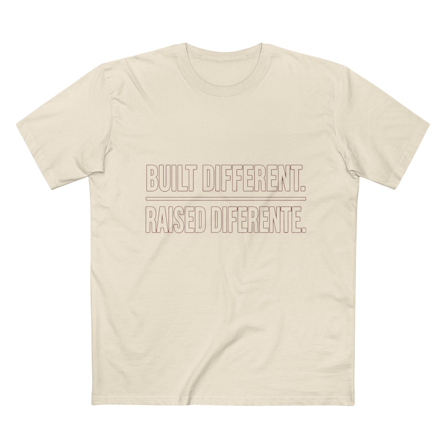 Built Different Raised Diferente T-Shirt | Spanglish Bilingual Tee Australia