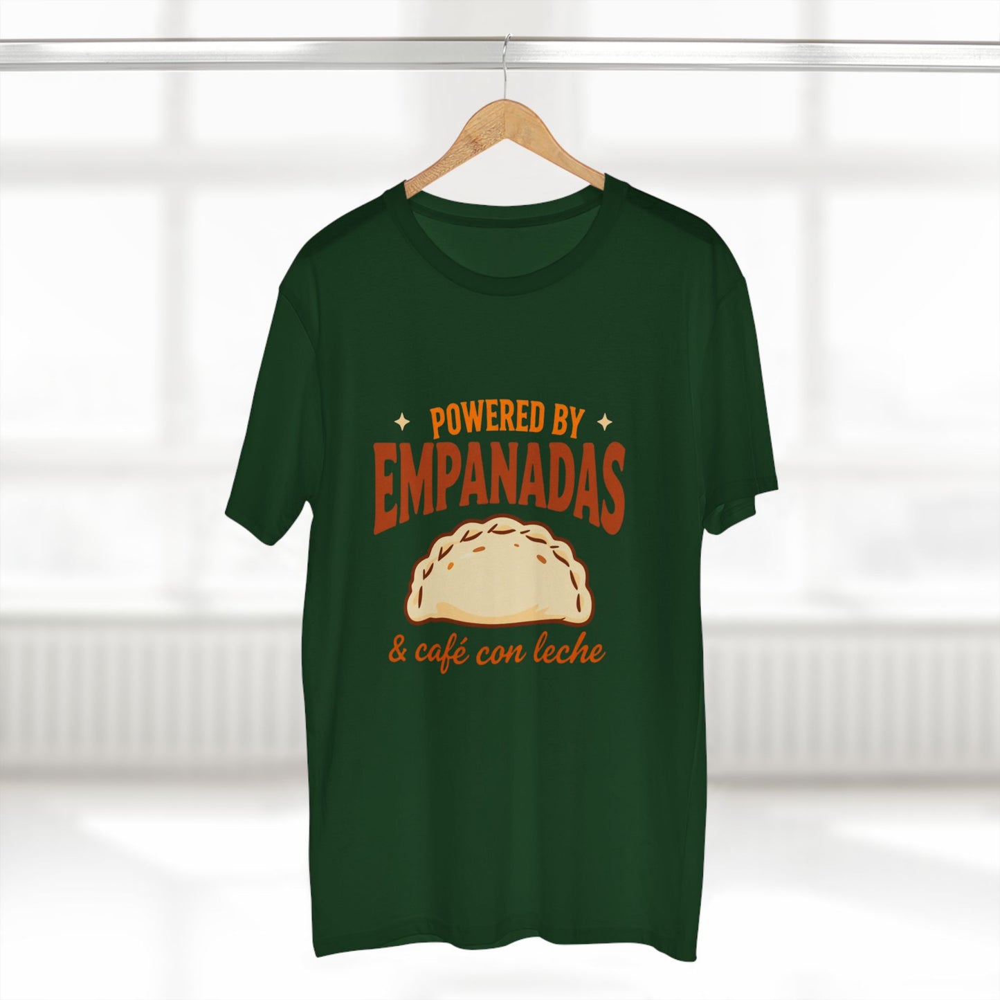 Powered by Empanadas & Café con Leche T-Shirt | Latin Food Gift Tee Australia