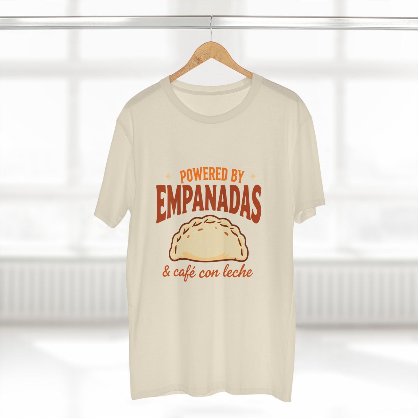 Powered by Empanadas & Café con Leche T-Shirt | Latin Food Gift Tee Australia