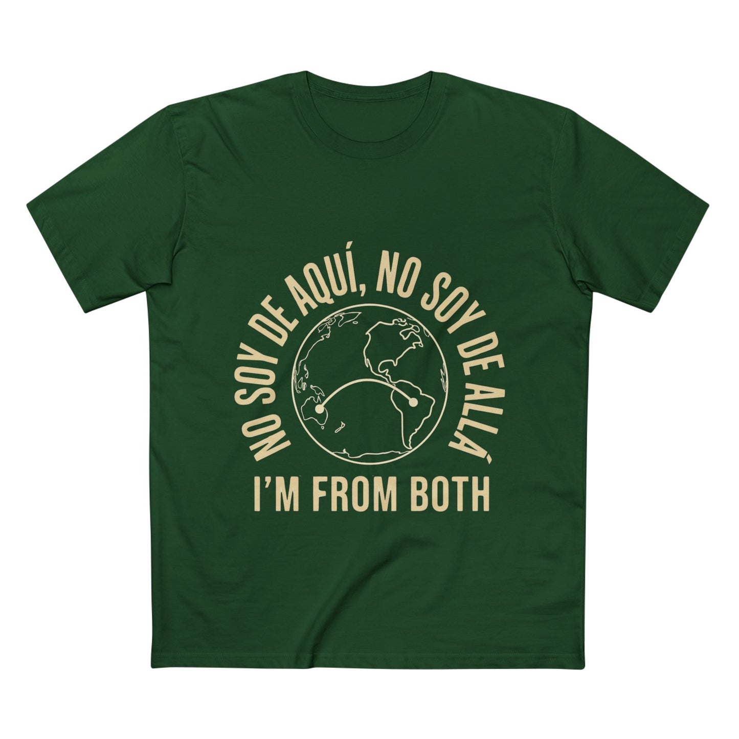No Soy de Aquí, No Soy de Allá T-Shirt | Latin Australian Unisex Pride Tee | Gift for Latinos