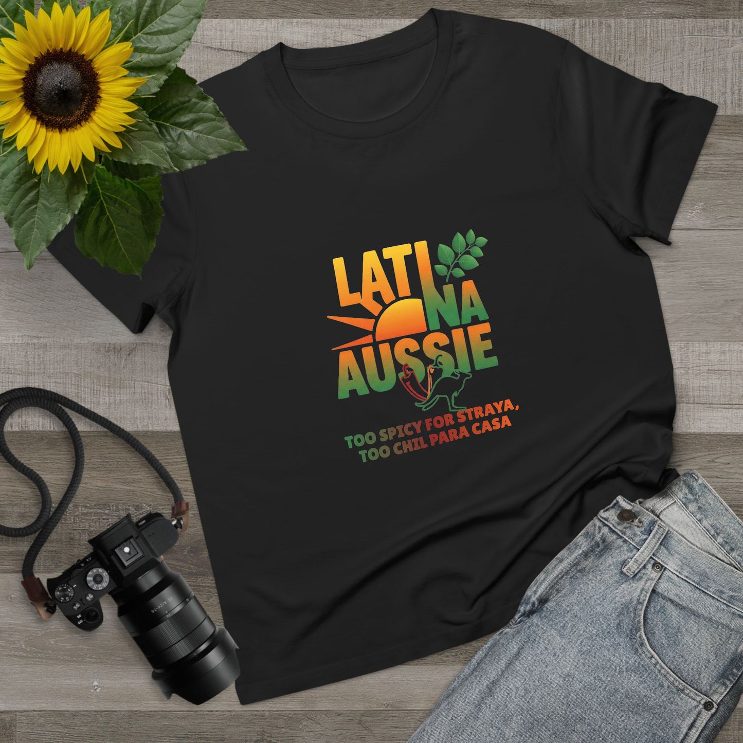 Latina Aussie T-Shirt | Latin Australian Women Pride Tee | Gift for Latinas