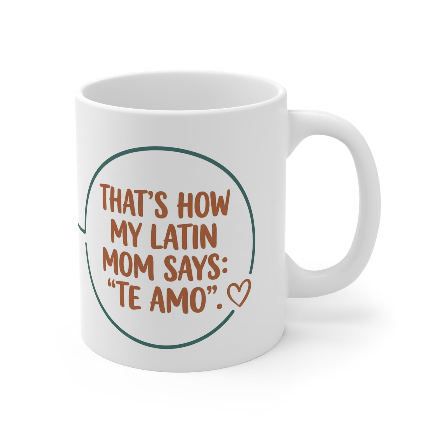 Spanglish Mom Gift Mug | Ceramic : "Latin Love Language" | Australia-Wide Shipping
