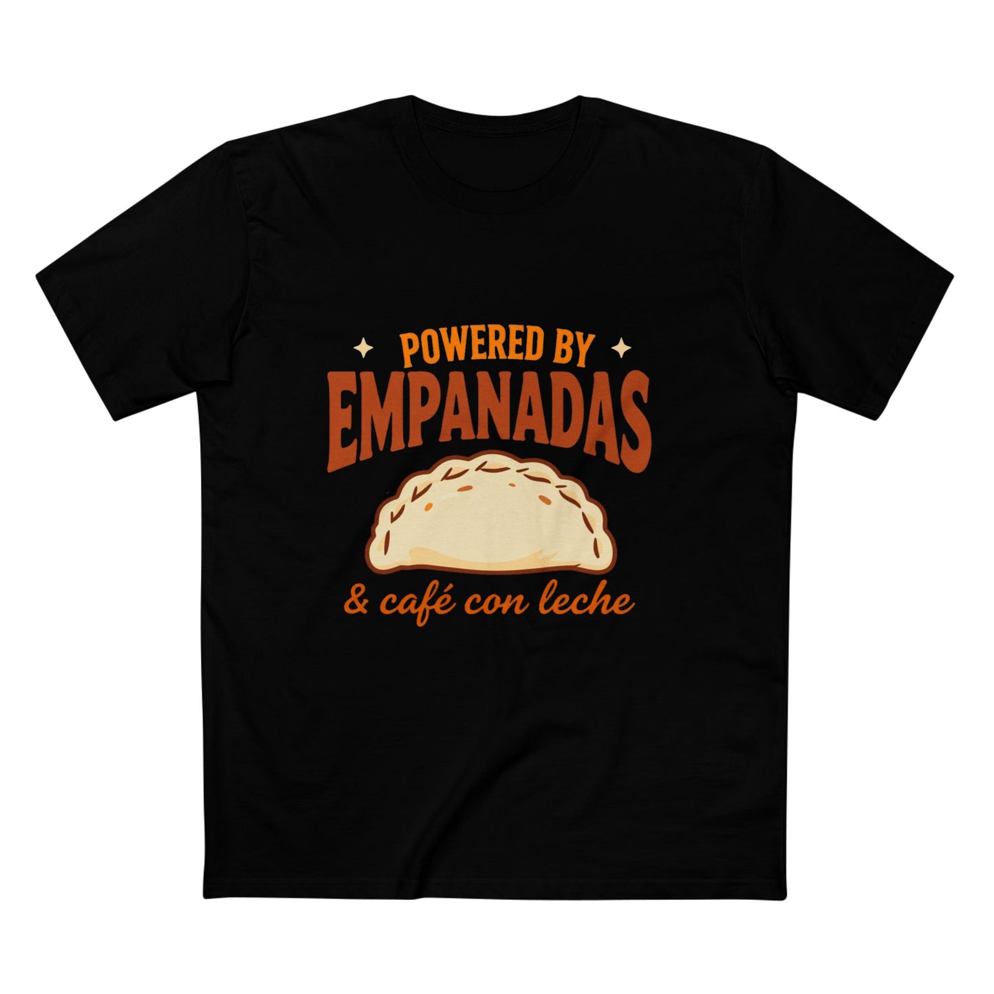 Powered by Empanadas & Café con Leche T-Shirt | Latin Food Gift Tee Australia