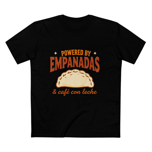 Powered by Empanadas & Café con Leche T-Shirt | Latin Food Gift Tee Australia