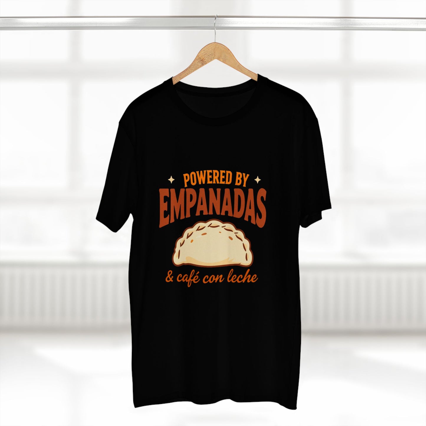 Powered by Empanadas & Café con Leche T-Shirt | Latin Food Gift Tee Australia