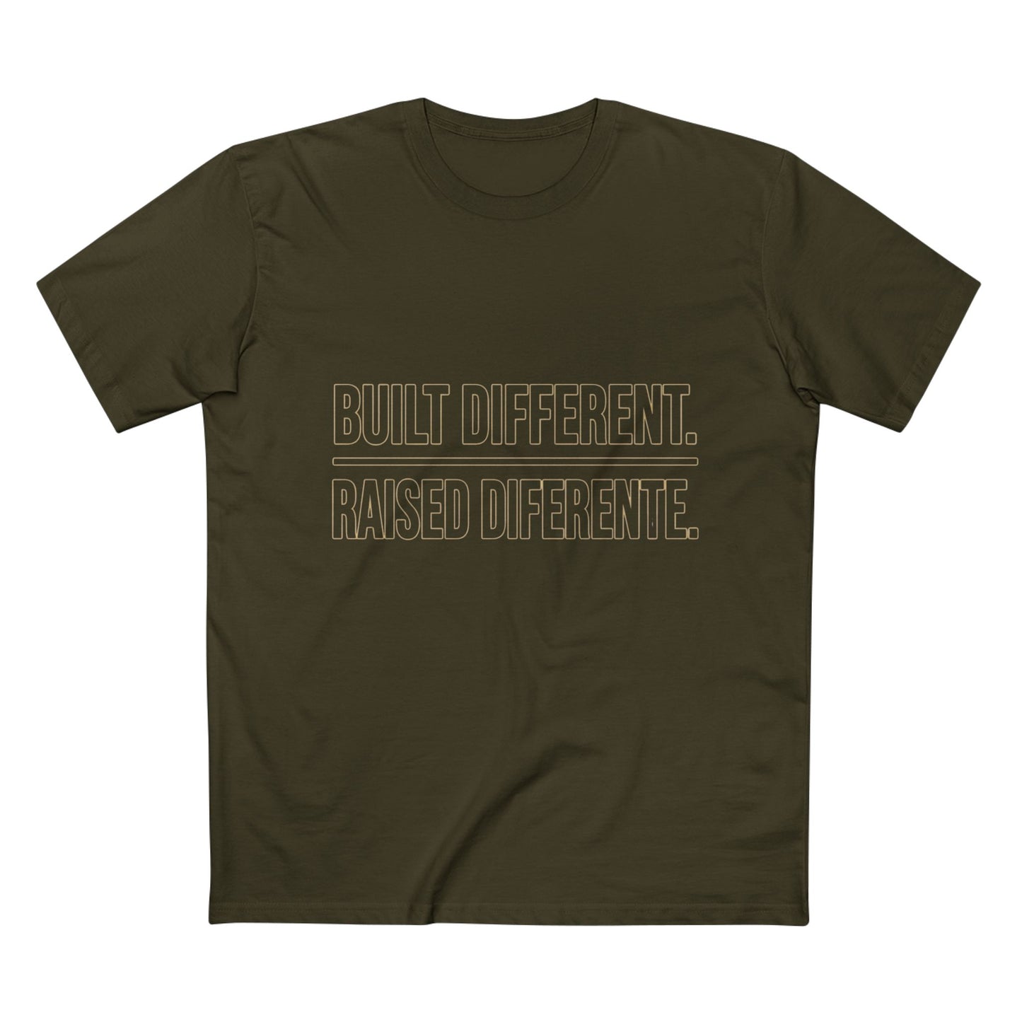 Built Different Raised Diferente T-Shirt | Spanglish Bilingual Tee Australia
