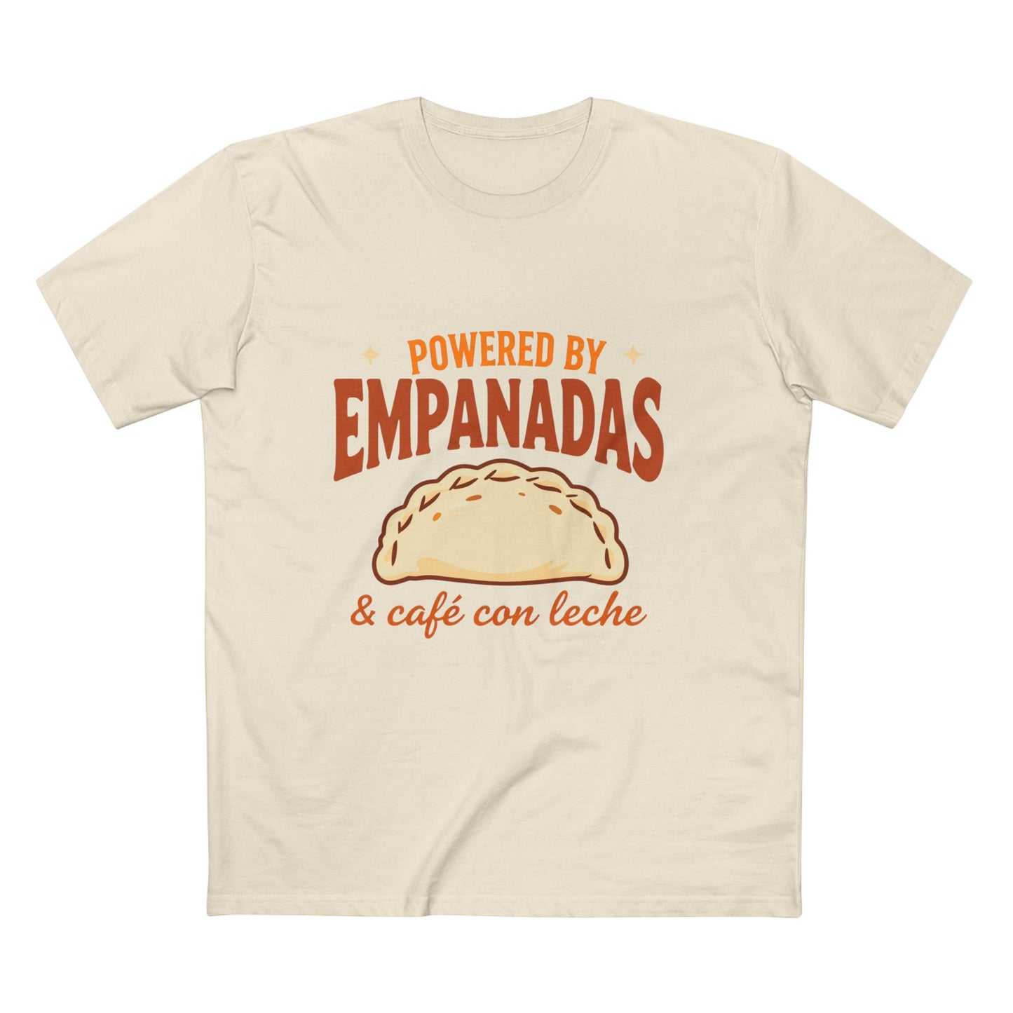 Powered by Empanadas & Café con Leche T-Shirt | Latin Food Gift Tee Australia