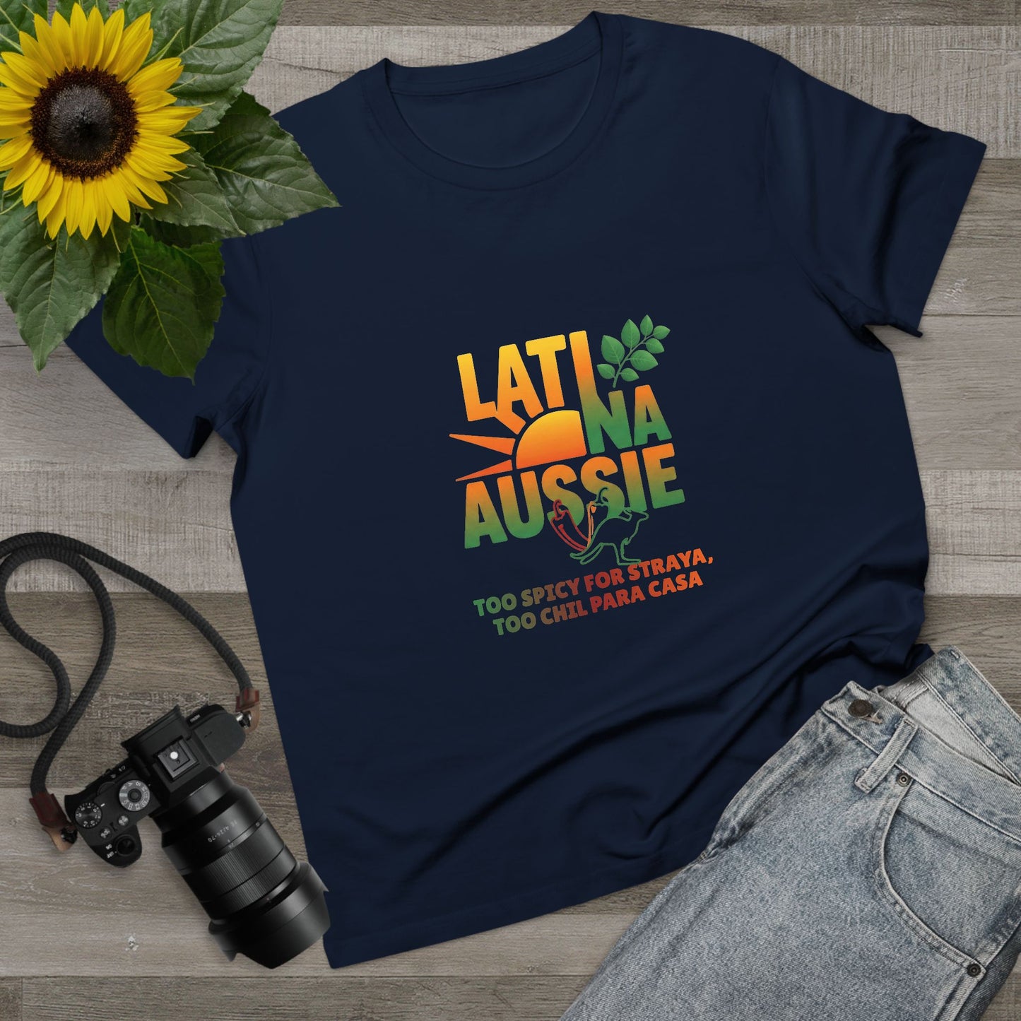 Latina Aussie T-Shirt | Latin Australian Women Pride Tee | Gift for Latinas