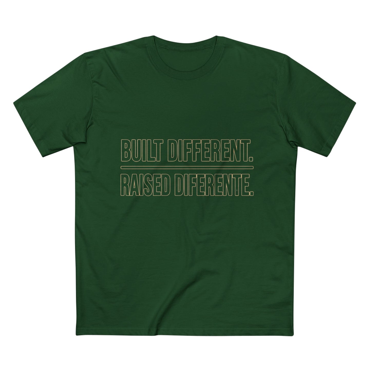Built Different Raised Diferente T-Shirt | Spanglish Bilingual Tee Australia